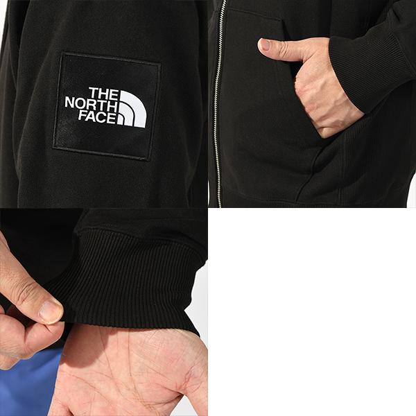 ノースフェイス 裏毛 スウェット パーカー メンズ レディース THE NORTH FACE スクエアロゴ フルジップ フーディー ジップアップ NT12335 2026春夏新色_8