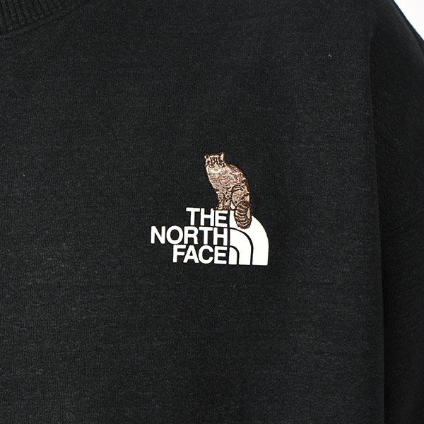 THE NORTH FACE ヤマネコ刺繍 ノースフェイス 裏毛 スウェット 