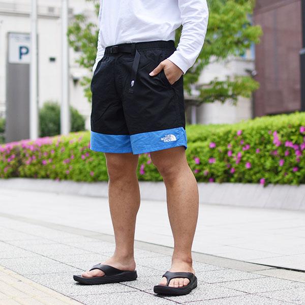 ノースフェイス 撥水 水陸両用 ショートパンツ メンズ 膝上 THE NORTH FACE ヌプシ ショート Nuptse Short ハーフパンツ  短パン NB42334 2023春夏新作