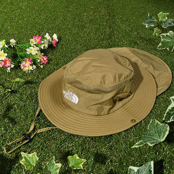 ネコポス発送！ ノースフェイス UVカット ハット キッズ THE NORTH FACE サンシールド ハット 帽子 子供 撥水 サンシェード NNJ02521 2026春夏新作 | THE NORTH FACE | 17