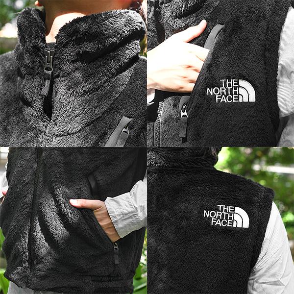 【ザ・ノースフェイス】フリースベスト　M 刺繍ロゴ　黒　人気カラー　f THE NORTH FACE（ザ ノースフェイス） 2025秋冬新作 注目デザイン