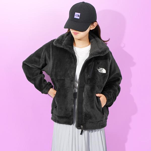 2025秋冬新作 注目デザイン ノースフェイス ショート丈 毛足の長い フリース ジャケット レディース THE NORTH FACE ショート バーサ ロフト NAW62550の画像