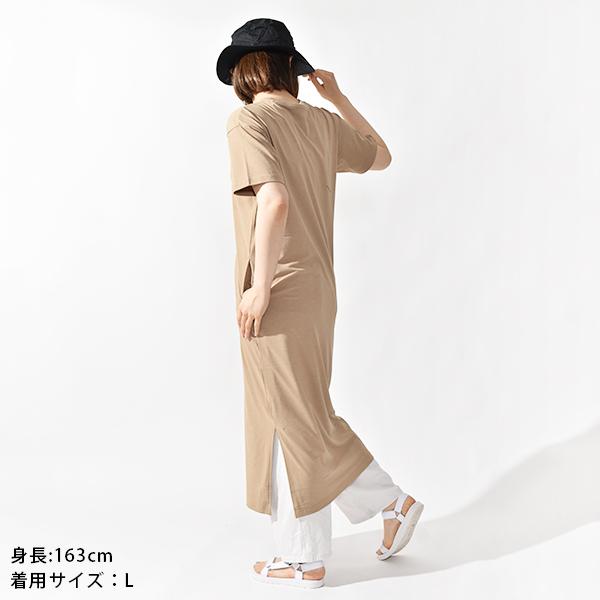 ザ ノースフェイス スリット入り 半袖 ワンピース レディース The North Face ワンピースクルー 21春夏新作 Ntw ポケットあり Tnfone W Ray Green 通販 Yahoo ショッピング