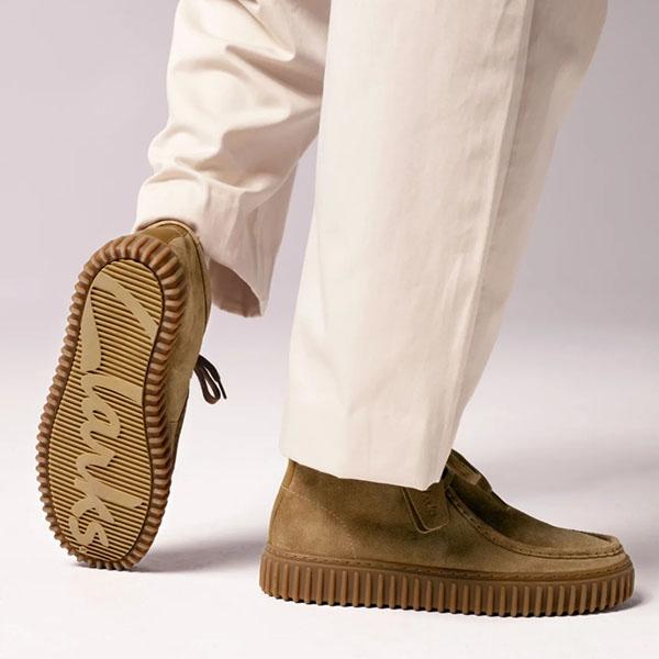 Clarks（クラークス） メンズ 厚底 スニーカー ヒール高3.5cm Clarks