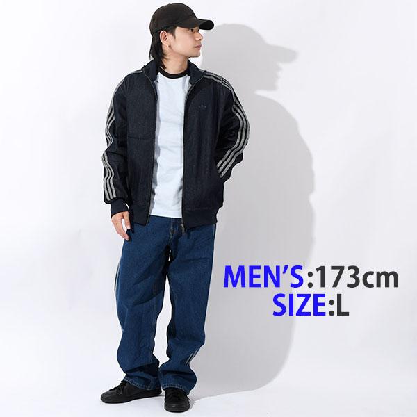 美品　 originals デニム風トラックジャケット Sサイズ adidas Originals 2026春夏新作 アディダス デニム メンズ レディース