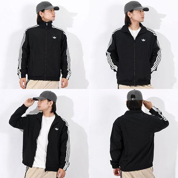 adidas トラックトップジャケット アウター ブラック adidas（アディダス） ブルゾン アウター メンズ レディース