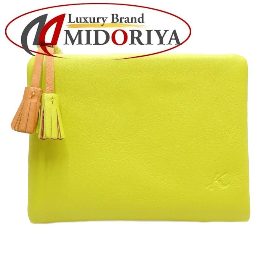 キタムラ Kitamura コンパクト 財布 二つ折り レザー イエロー 中古 株式会社midoriya 通販 Yahoo ショッピング