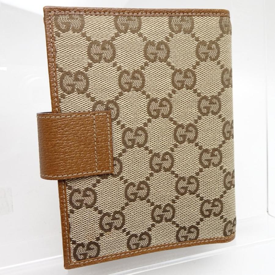 誠実】 GUCCI グッチ 手帳カバー レザー スケジュール帳 ６穴式