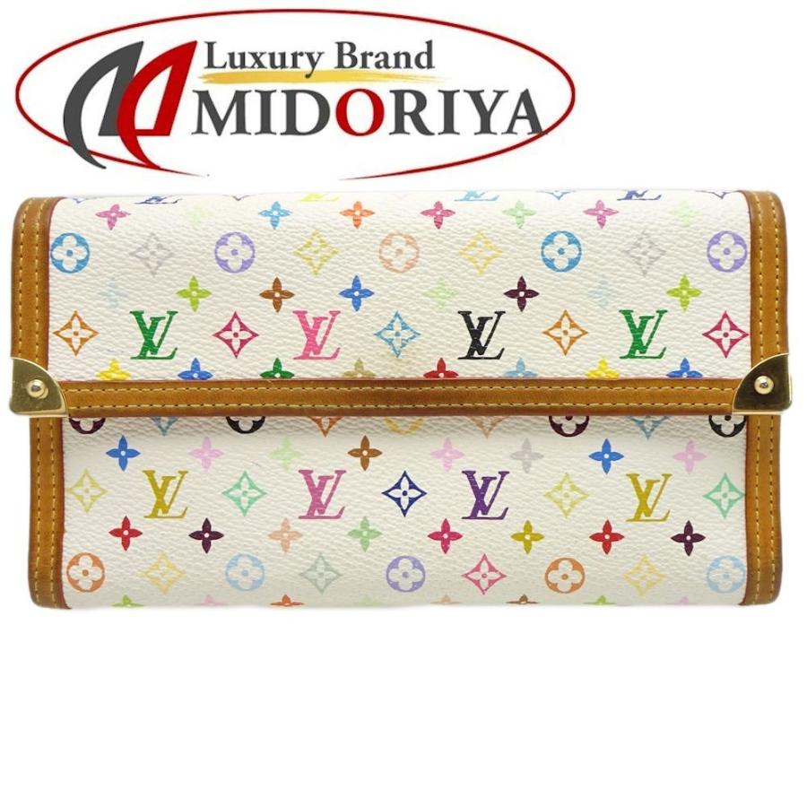 LOUIS VUITTON ルイヴィトン 長財布 三つ折り モノグラム マルチ  