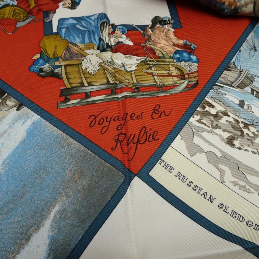 HERMES エルメス カレ90 ロシア旅行 Voyages スカーフ