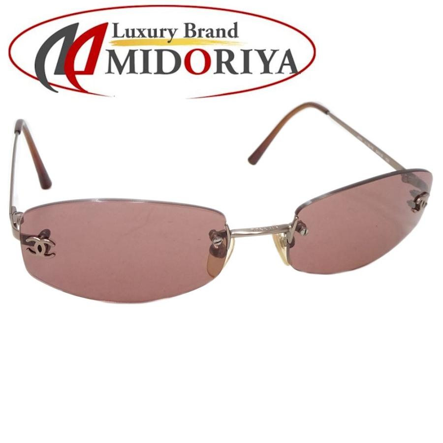 CHANEL サングラス ダークブラウン/ピンク CHANEL サングラス ダークブラウン/ピンク CHANEL サングラス