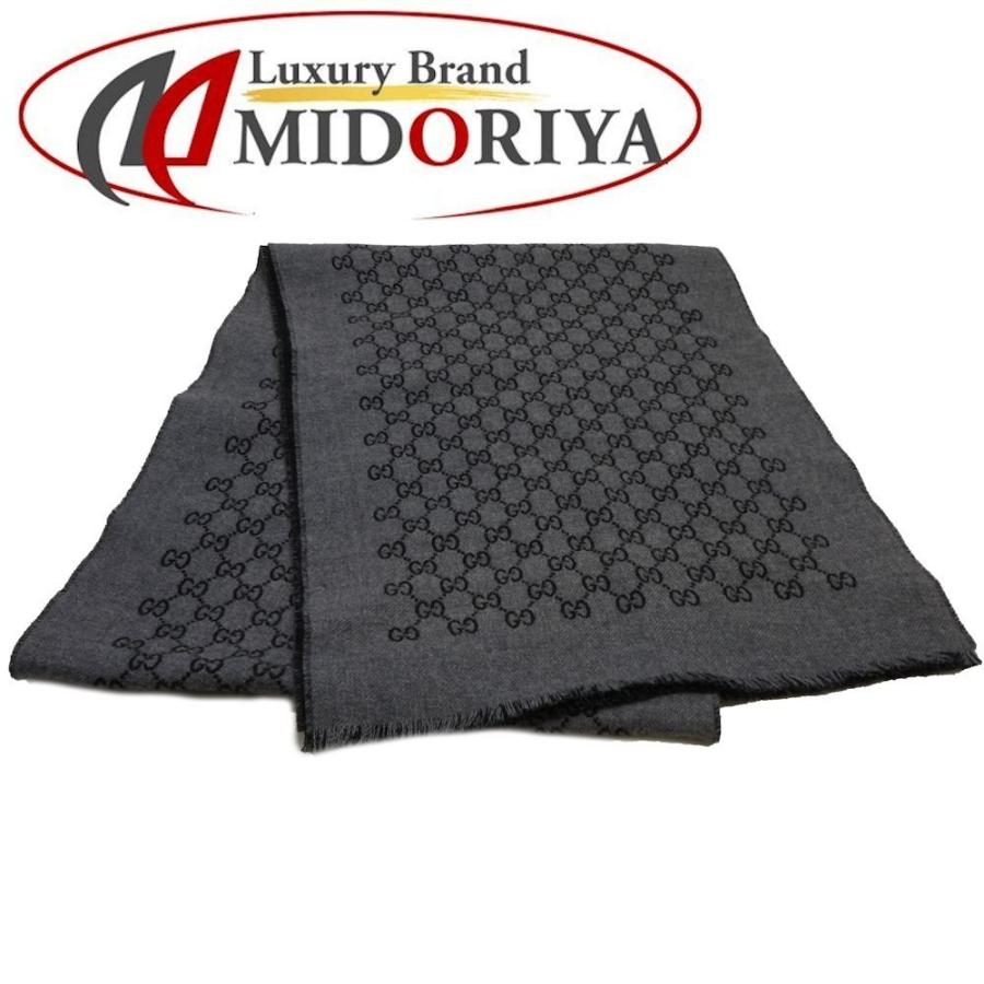 GUCCI ロゴパターン マフラー 33x175cm