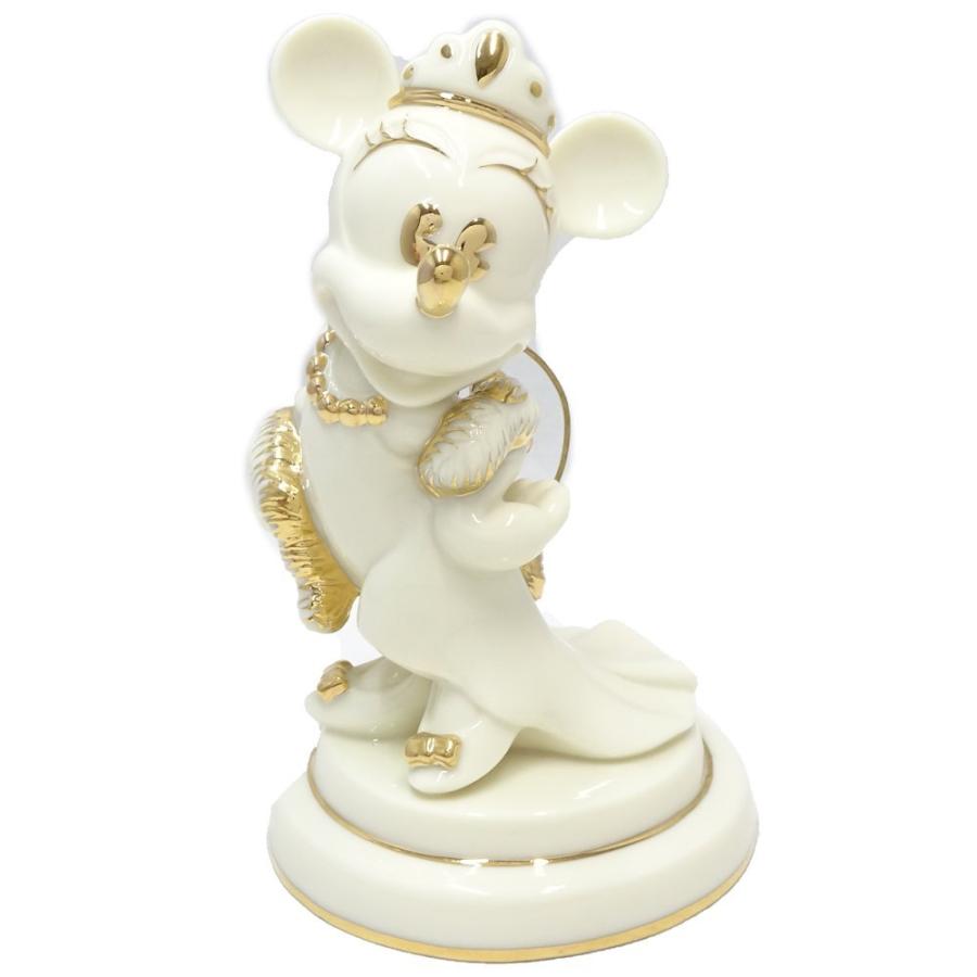 オブジェ レノックス LENOX 置物 ディズニー ミニー オブジェ ホワイト ゴールド/048388【中古】 レノックス LENOX 置物 ディズニー ミニー オブジェ ホワイト