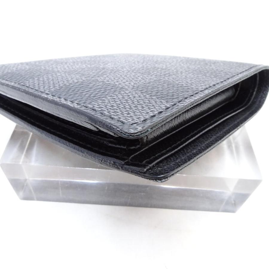 ルイヴィトン Louis Vuitton コンパクト財布 メンズ ダミエ グラフィット ポルトフォイユ マルコ ブラック N 中古 株式会社midoriya 通販 Yahoo ショッピング