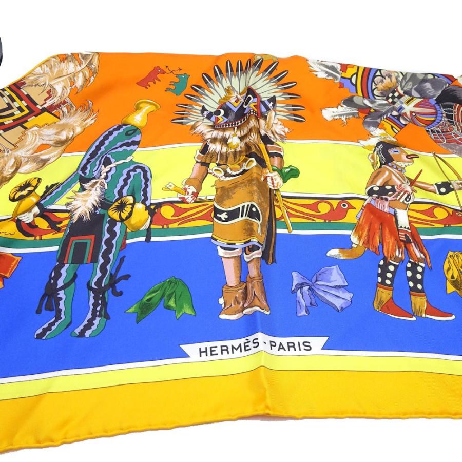 HERMES（エルメス） スカーフ シルク100％ トライアングルジェアン