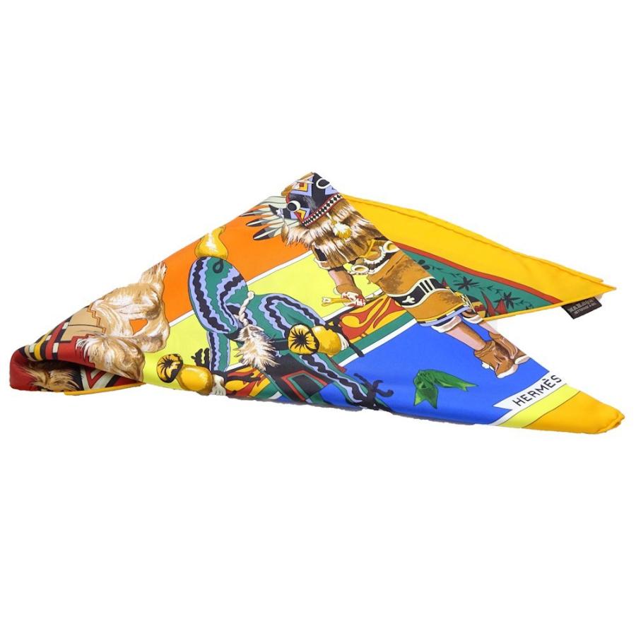 HERMES（エルメス） スカーフ シルク100％ トライアングルジェアン