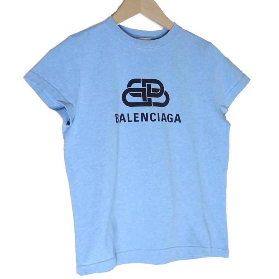 バレンシアガ BALENCIAGA カットソー Tシャツ レディース BBロゴ 