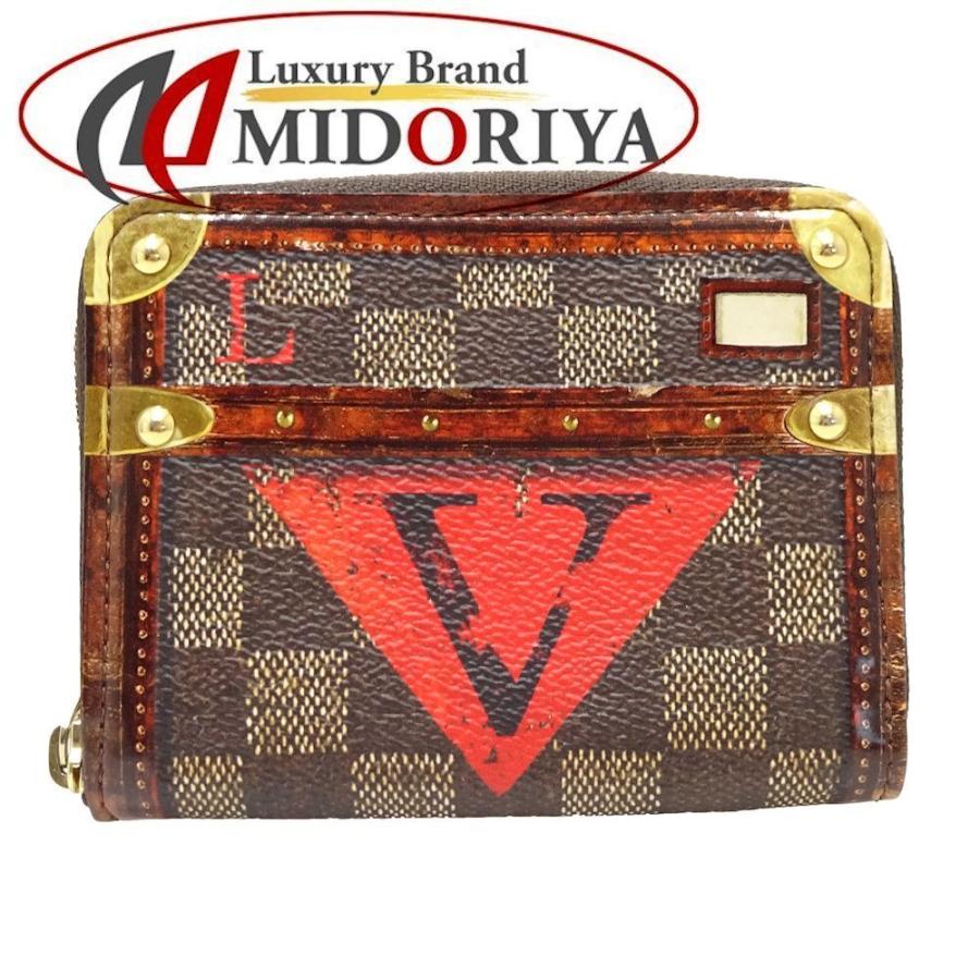 ルイヴィトン LOUIS VUITTON コインケース ダミエ トランクタイム  