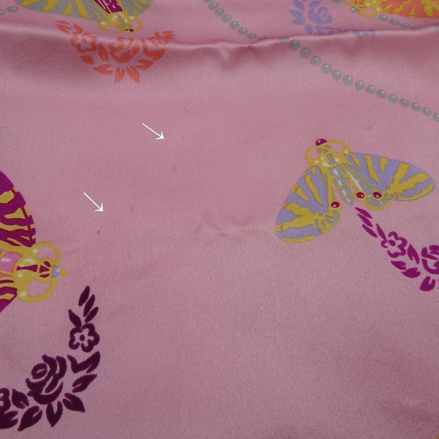 楽天市場】Cartier スカーフ 宝石柄 シルク100％ ピンク系 マルチ