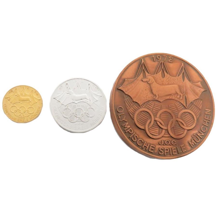 記念メダル ミュンヘンオリンピック公式参加メダル 純金 純銀 銅