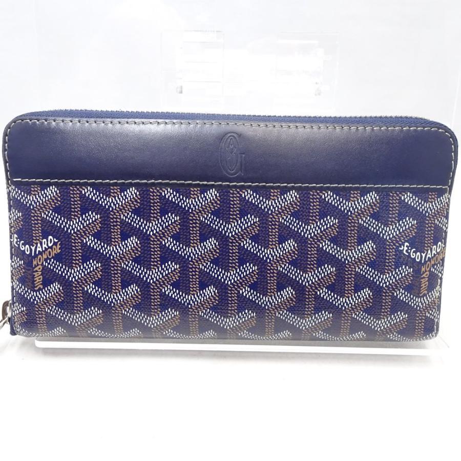 Goyard 長財布 ネイビー マルチカラー Goyard 長財布 ネイビー マルチカラー