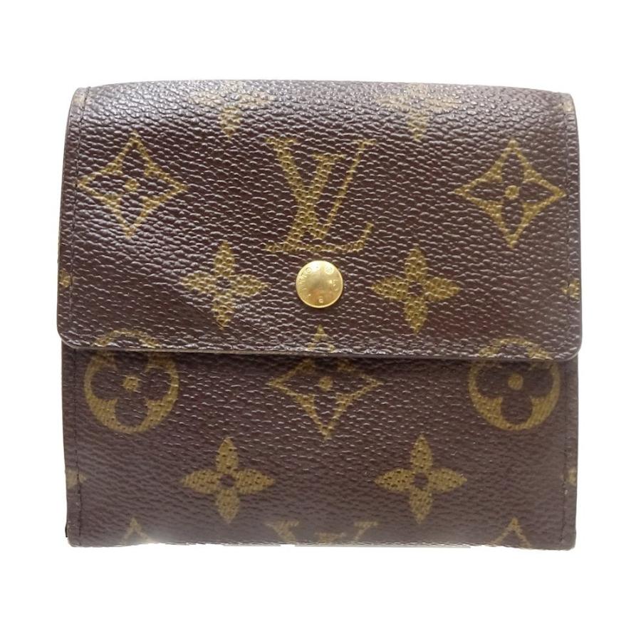 ルイヴィトン LOUIS VUITTON コンパクト財布 Wホック モノグラム 