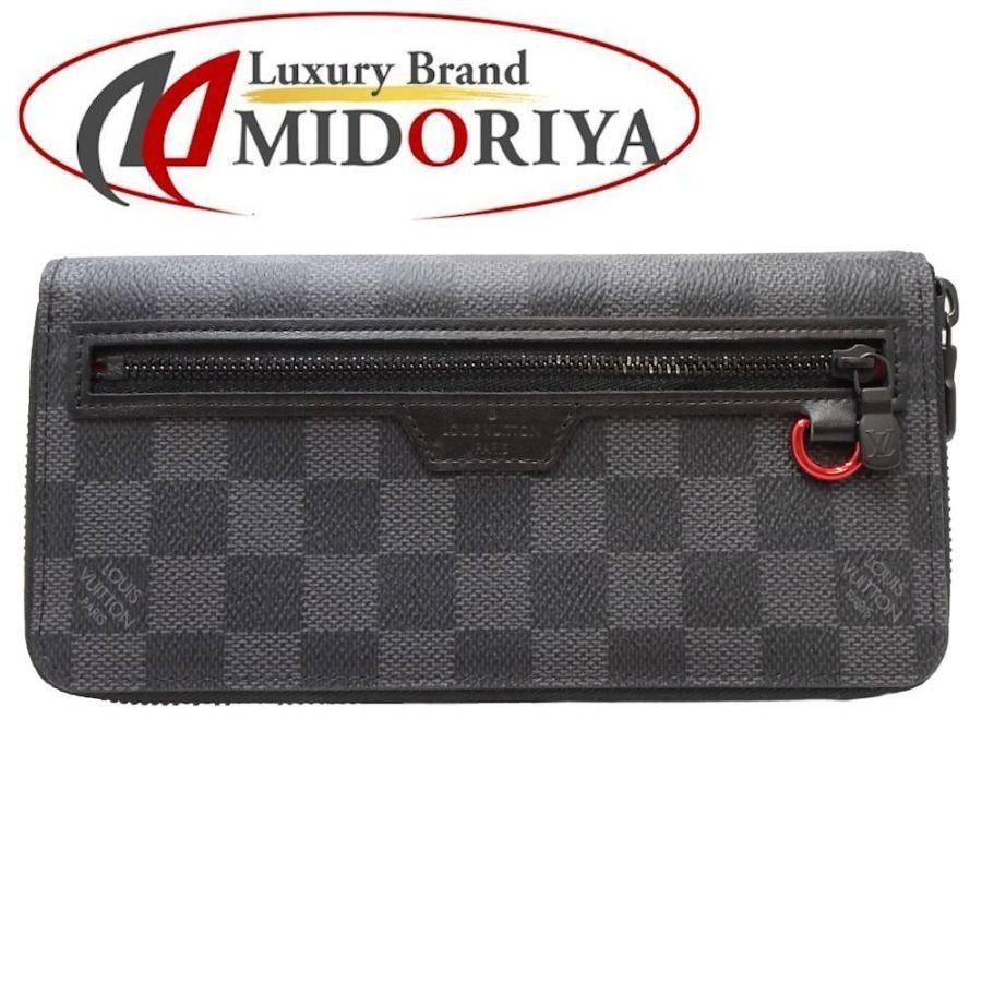 ルイヴィトン 長財布 ダミエ グラフィット ユーティリティ ヴェルティカル
