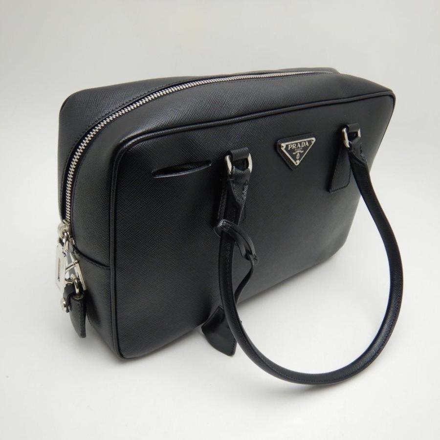 プラダ PRADA BL0095 ハンドバッグ サフィアーノレザー NERO ブラック 