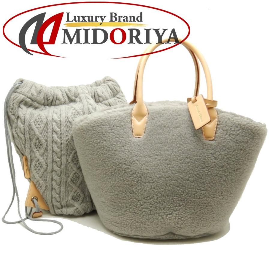 サマンサタバサ Samantha Thavasa トートバッグ ボア 巾着 ニット 合成皮革 グレー 中古 株式会社midoriya 通販 Yahoo ショッピング