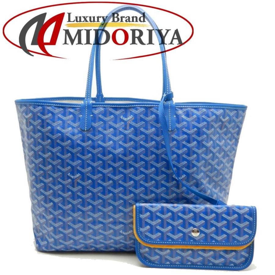 ゴヤール GOYARD サンルイ ネイビーバッグトート