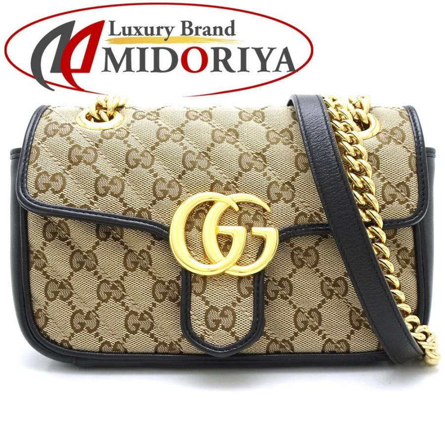 GUCCI グッチ 446744 GGマーモント クロスボディ ミニバッグ GUCCI グッチ 446744 GGマーモント クロスボディ ミニバッグ