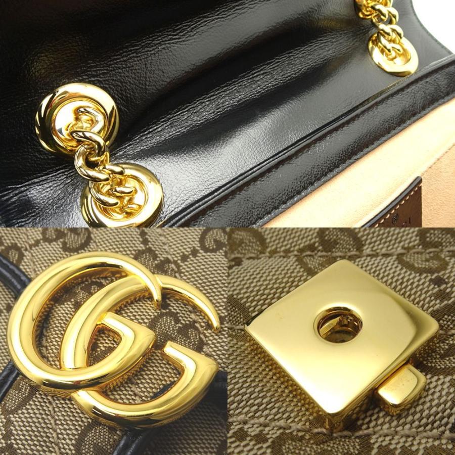 GUCCI グッチ 446744 GGマーモント クロスボディ ミニバッグ GUCCI グッチ 446744 GGマーモント クロスボディ ミニバッグ