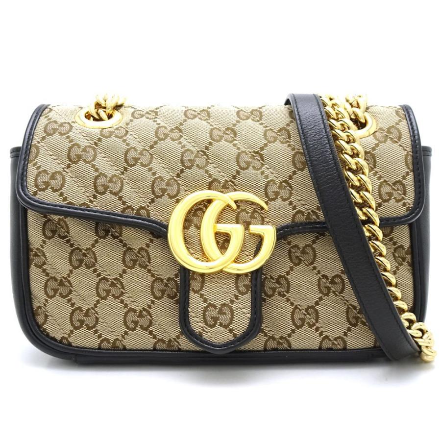 GUCCI グッチ 446744 GGマーモント クロスボディ ミニバッグ GUCCI グッチ 446744 GGマーモント クロスボディ ミニバッグ