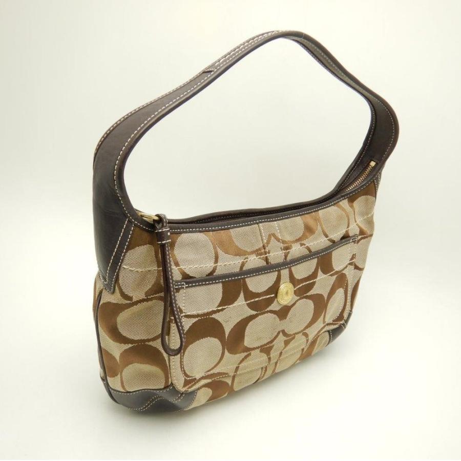 【極美品】COACH コーチ ハンドバッグ ショルダー レザー 11290 COACH コーチ 11290 ショルダーバッグ シグネチャー キャンバス