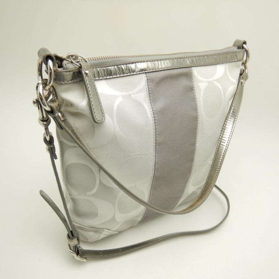ＣＯＡＣＨバッグ Coach 13278 Silver/Graphite Signature Crossbody/Shoulder Bag