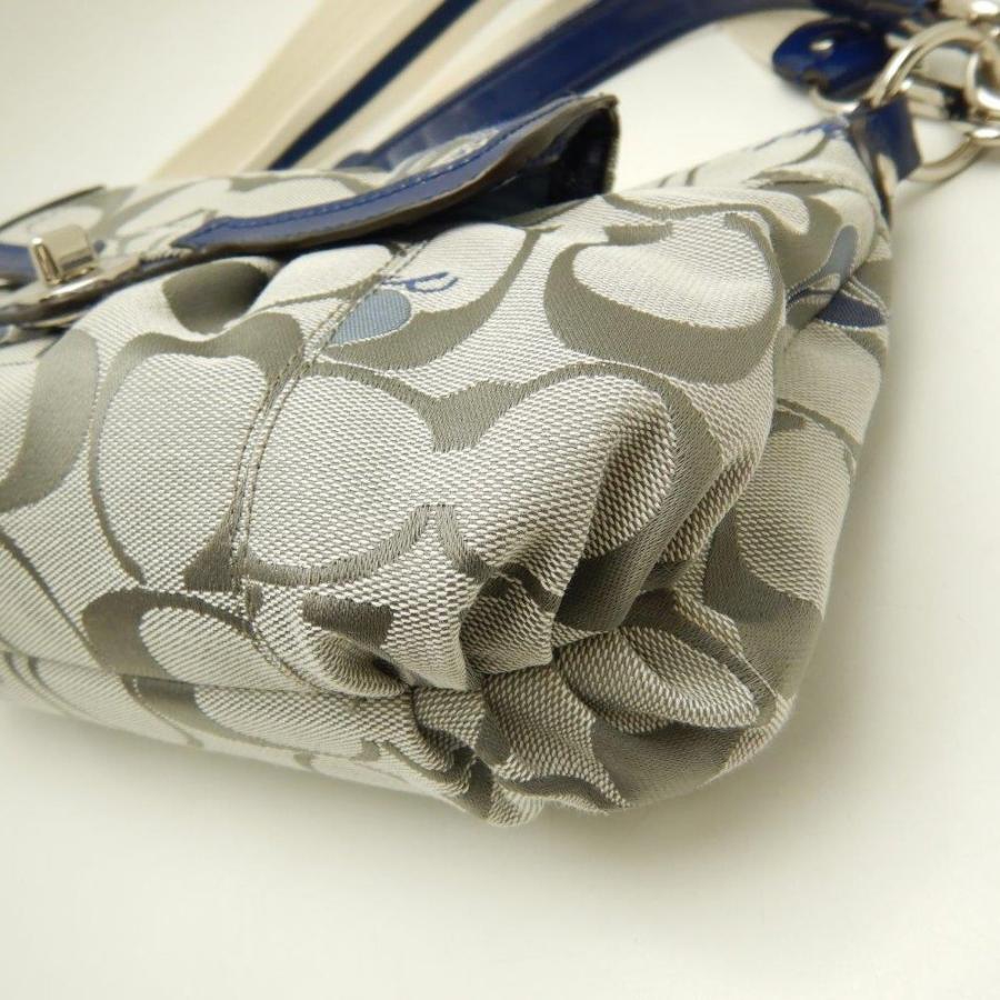 【新品未使用】COACH ビジネスバッグ グレー/ホワイト2ウェイ F56018 COACH（コーチ） COACH F18756 2WAY ショルダーバッグ 斜め掛け