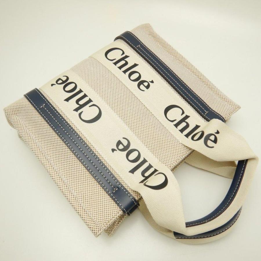 Chloe クロエ CHC21US385E6691J WOODY スモールトートバッグ