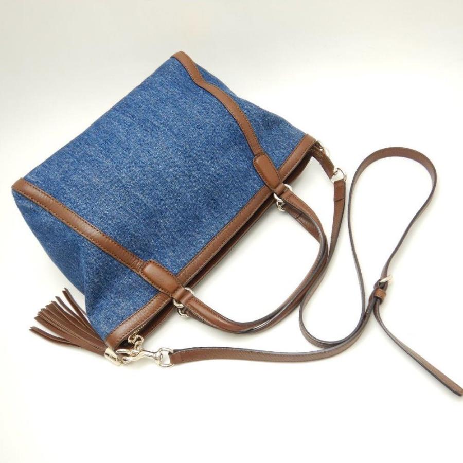 GUCCI（グッチ） GUCCI 369176 2WAY トートバッグ デニム×レザー