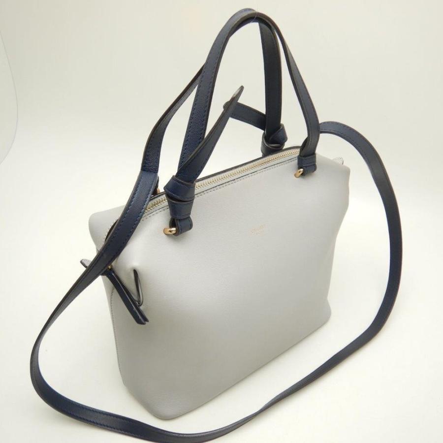 CELINE（セリーヌ） スモールソフトキューブ カーフ ライトグレー
