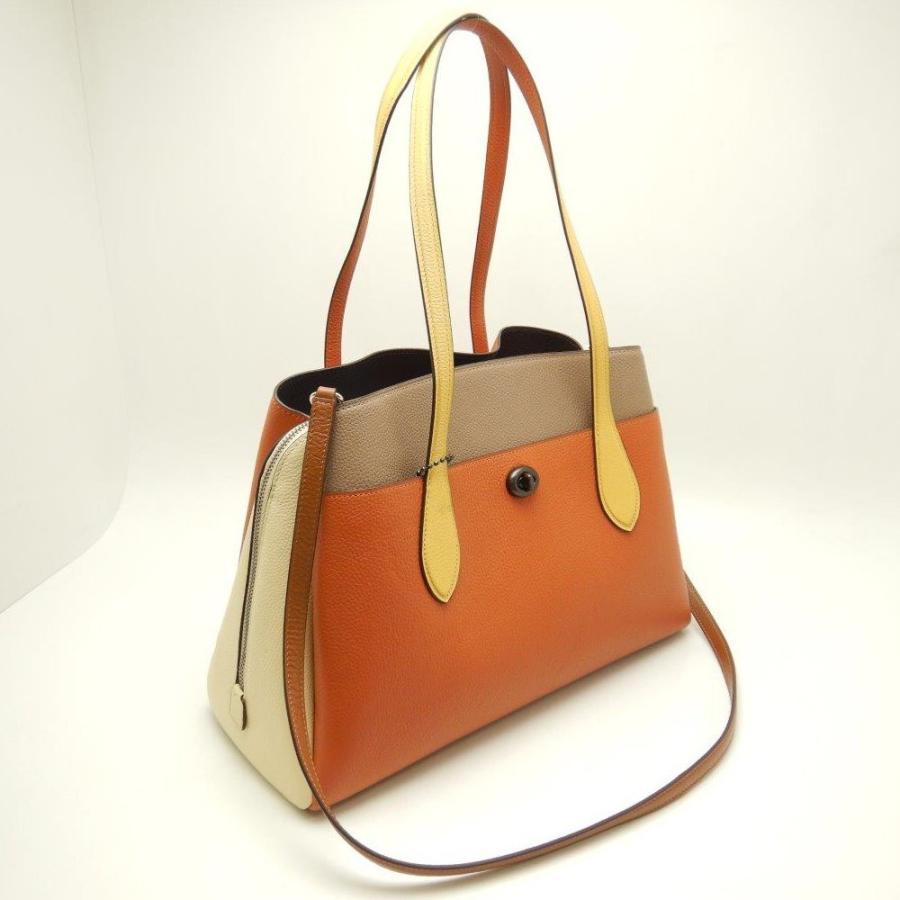 COACH（コーチ） COACH 89086 ローラキャリーオール レザー ジンジャー 