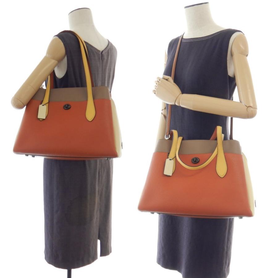 COACH（コーチ） COACH 89086 ローラキャリーオール レザー ジンジャー 