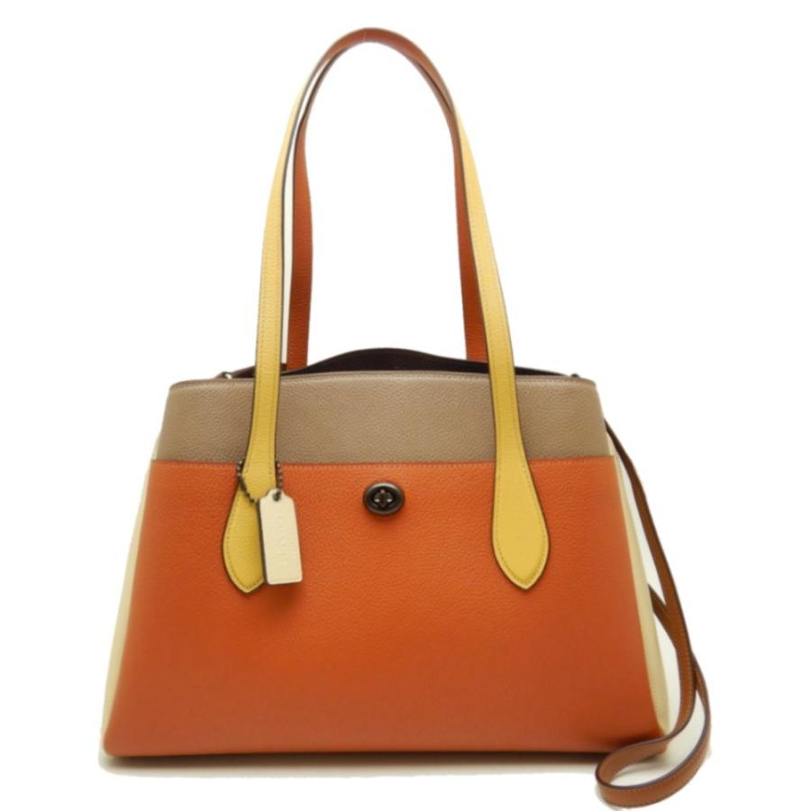 COACH（コーチ） COACH 89086 ローラキャリーオール レザー ジンジャー 