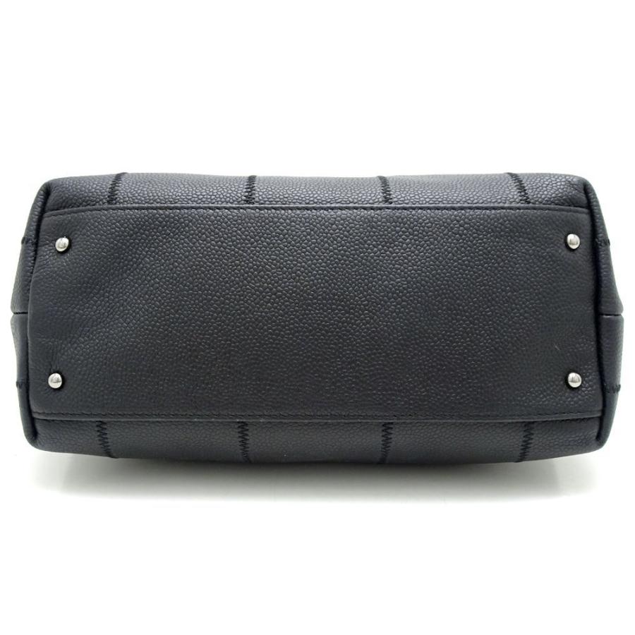 CHANEL シャネル チョコバー トートバッグ ソフトキャビアスキン CHANEL シャネル チョコバー トートバッグ ソフトキャビアスキン