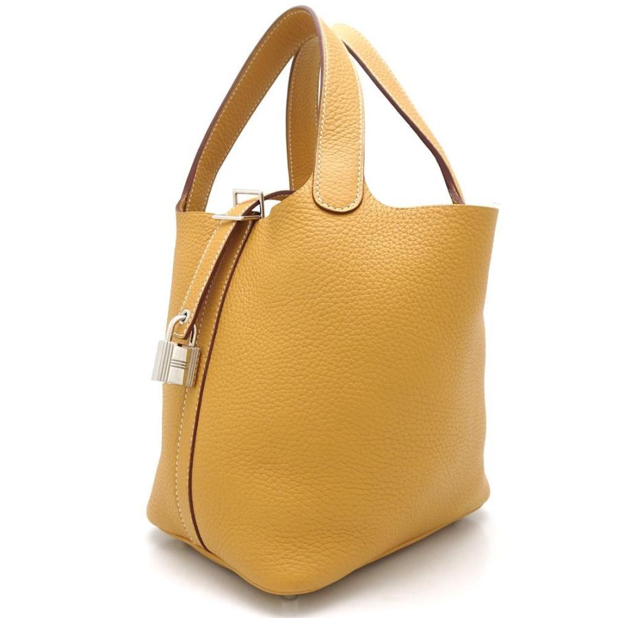 HERMES エルメス ピコタンロックPM トリヨンクレマンス キャメル系 