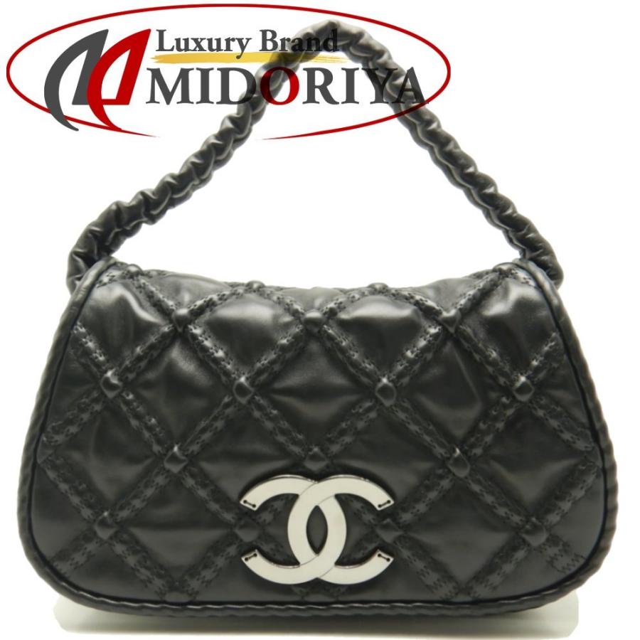 シャネル Chanel A ワンショルダーバッグ ラムスキン 黒 ブラック 中古 株式会社midoriya 通販 Yahoo ショッピング
