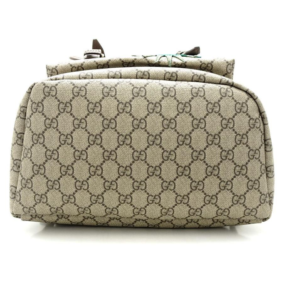 GUCCI グッチ 473869 GGスプリーム バックパック 刺繍 ベージュ GUCCI グッチ 473869 GGスプリーム バックパック 刺繍 ベージュ