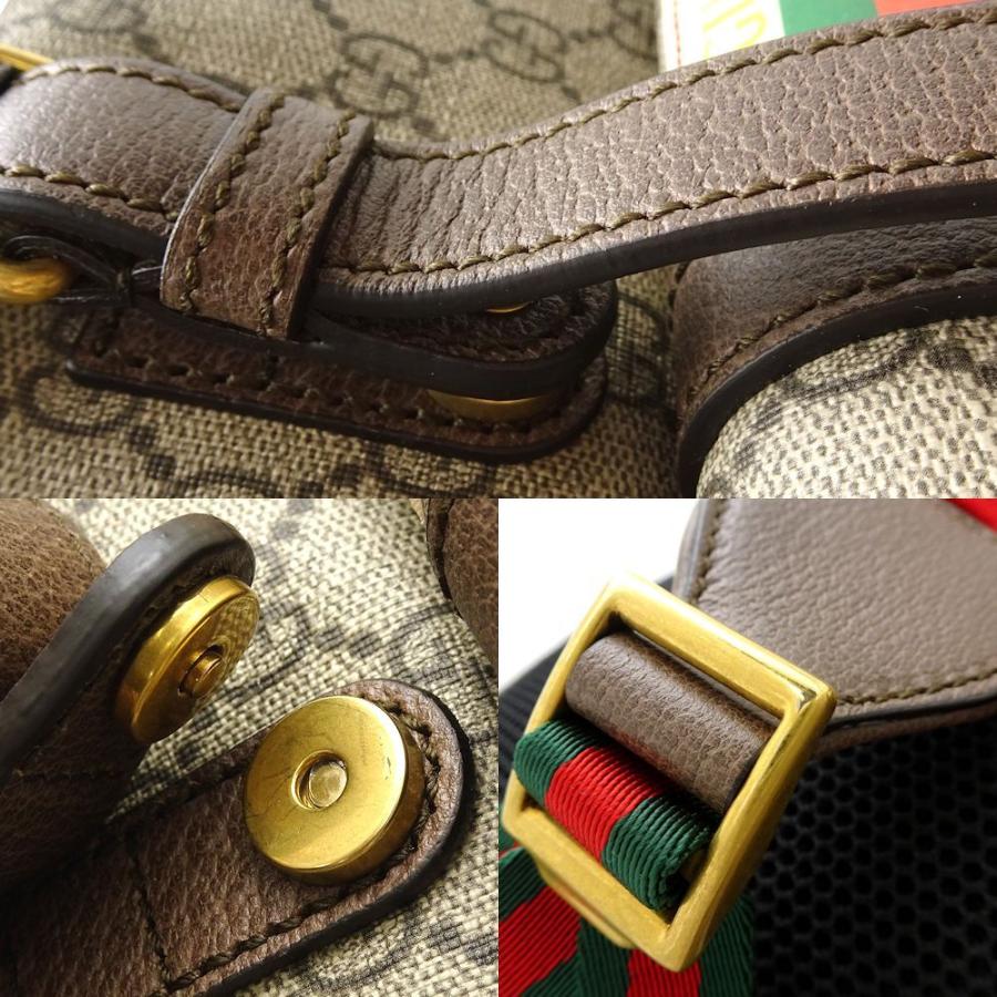 GUCCI グッチ 473869 GGスプリーム バックパック 刺繍 ベージュ GUCCI グッチ 473869 GGスプリーム バックパック 刺繍 ベージュ