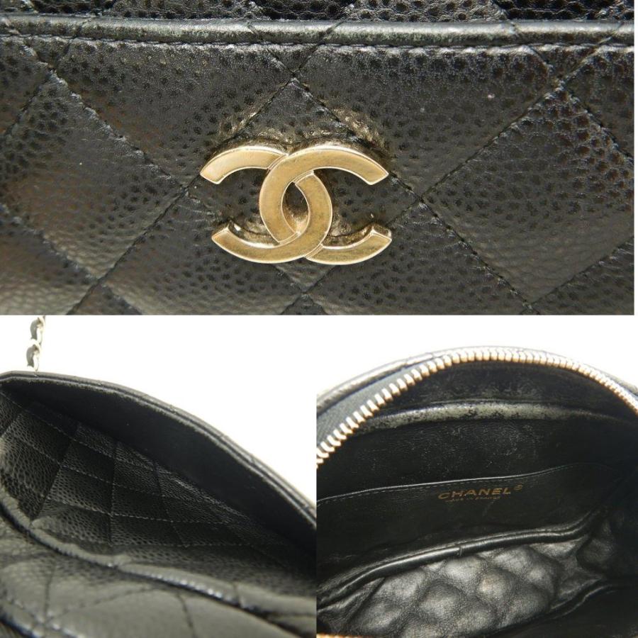VINTAGE●CHANEL●トップハンドル カメラケース CHANEL シャネル A91796 マトラッセ カメラケース キャビア