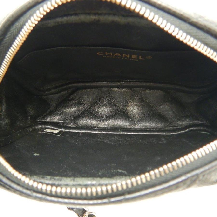 CHANEL シャネル A91796 マトラッセ カメラケース キャビア