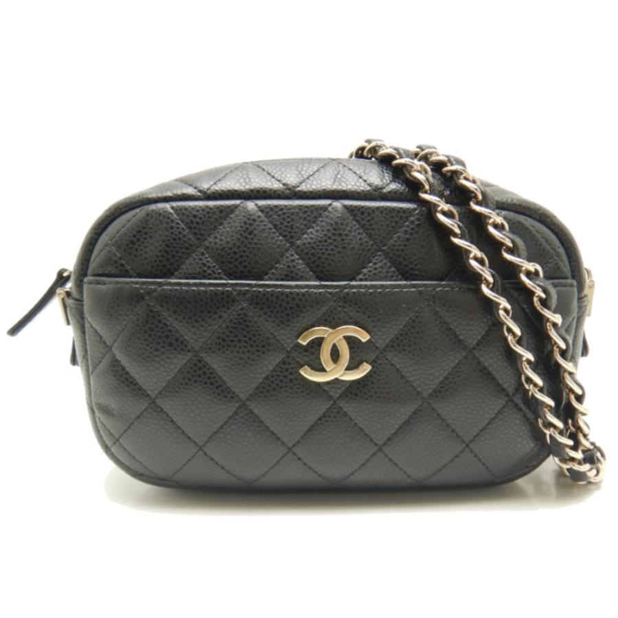 CHANEL（シャネル） CHANEL A91796 マトラッセ カメラケース キャビア